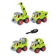 Cars & Trucks Construction vehicles with screwdriver