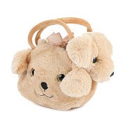 Knuffeldier in Handtas Pluche - Hond