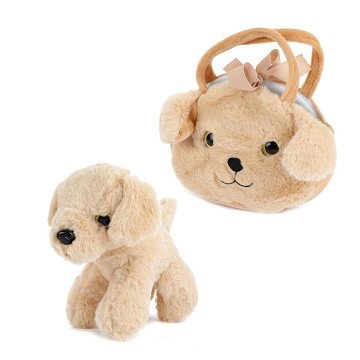 Stofftier im Handtaschenplüsch - Hund