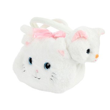 Plüschtier in Handtasche - Katze