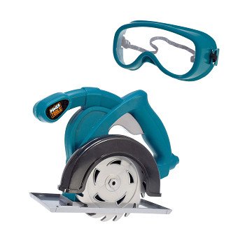 Toy Circular Saw and Safety Glasses