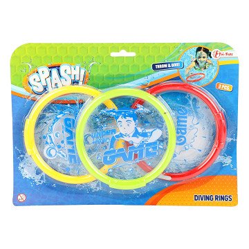 Splash Diving Rings, 3 pcs.