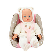 Baby Beau Baby Doll in Doll Seat, 33cm