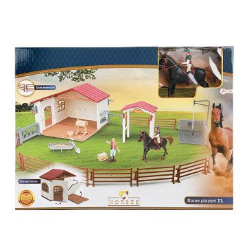 Horses Horse Playset XL with Horse Stable