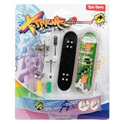 Skate-Finger-Skateboard mit zusätzlichen Rollen