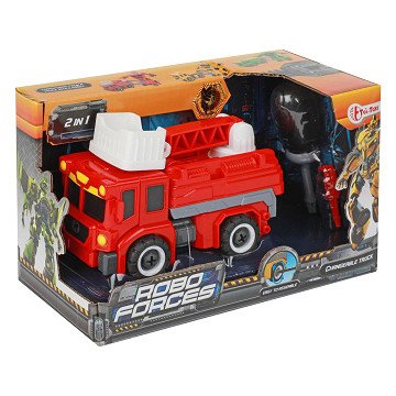 Roboforces Change Robot Fire Truck