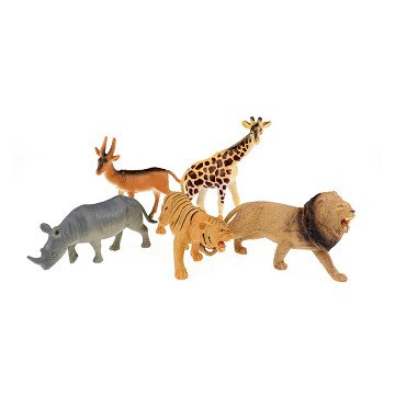 Animal World Wild Animals Deluxe, 5pcs.