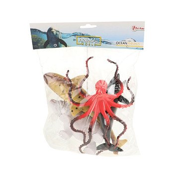 Animal World Sea Creatures Deluxe, 5pcs.