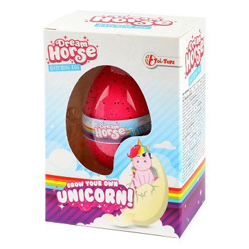 Dream Horse wachsendes Ei Einhorn, 17cm