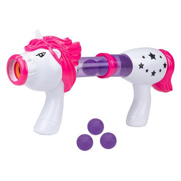 Dream Horse Unicorn Shooting Pistol with Foam Balls