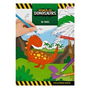 Super-Malbuch „Welt der Dinosaurier“.