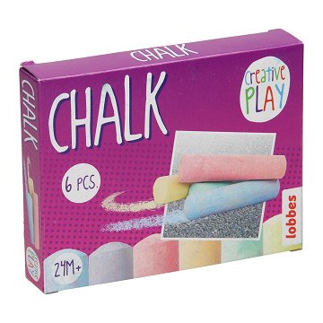 Lobbes Sidewalk Chalk, 6 pcs.