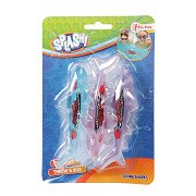 Splash Dive Fishing Shark, 3pcs.