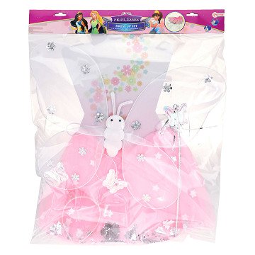 Princess Friends Butterfly Fairy with Wings Dress-up Set