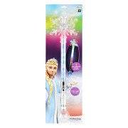 Ice Princess Magic Wand Snowflake with Light