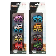 Metal Off Road Cars, 4pcs.