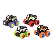 Cars und Lastwagen Reibungs-Monstertruck zum Umkippen