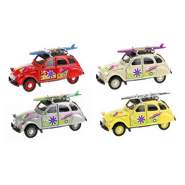 Welly Citroen met Surfplank Modelauto