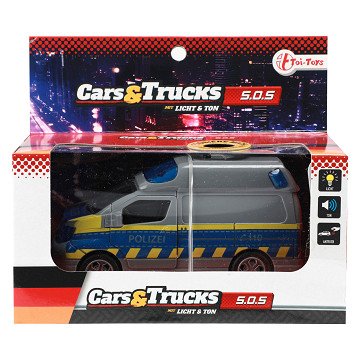 Cars & Trucks Friction Police Van (DE) with Light and Sound