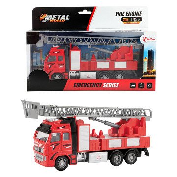 Metal Pull-back Fire Truck 1:38