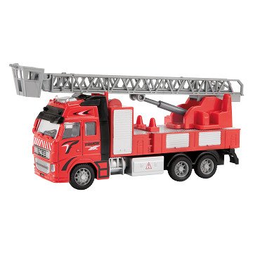 Metal Pull-back Fire Truck 1:38