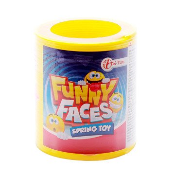 Laufendes Frühlings-Smiley-Gesicht