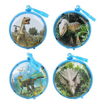 World of Dinosaurs Keychain with Mini Dinosaurs