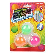 Window Crawler Squeeze Balls Neon, 3 pcs.
