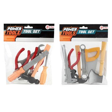 Power Tools Tool Set in Bag, 7 pcs.