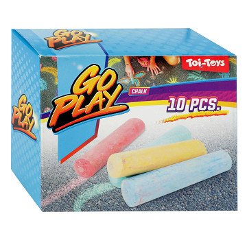 Sidewalk chalk, 10 pcs.