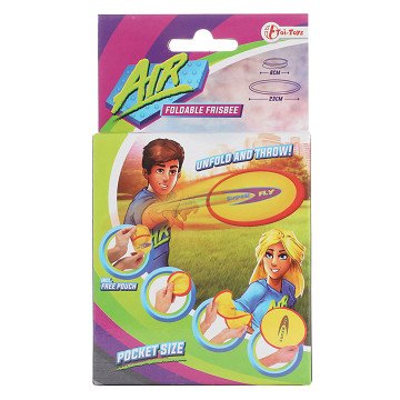 Air foldable Pocket Frisbee with Case