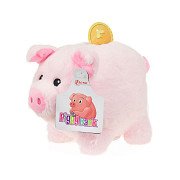 Plush Money Box Pig Pink