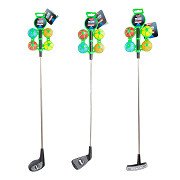 Adrenix Golf Stick Metal with 4 Colored Balls, 5 pcs.