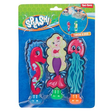 Splash Diving Fish Sea Creatures