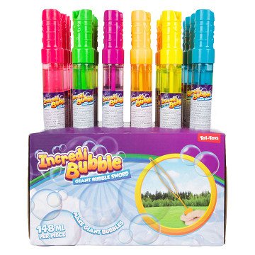 Incredibubble Blasenschwert 148ml, 24 Stk.