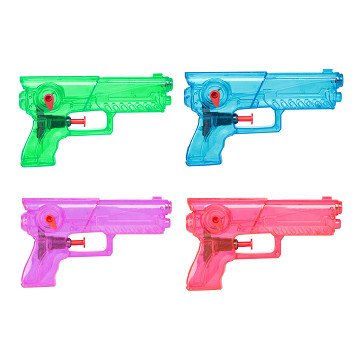 Splash Wasserpistole Transparent, 2 Stk.