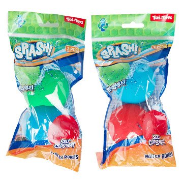Splash Water Balloon Reusable Self-sealing, 2 pcs.