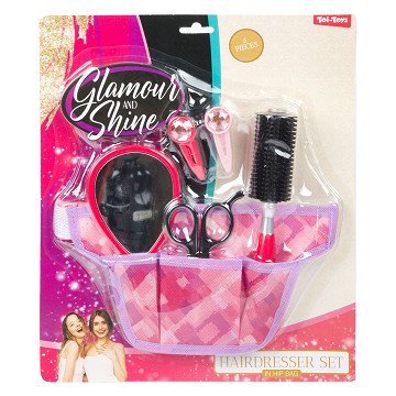 Glamour Shine Hairdressing Set in Waist Bag