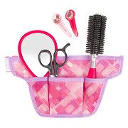 Glamor Shine Hairdressing Set in Hip Bag