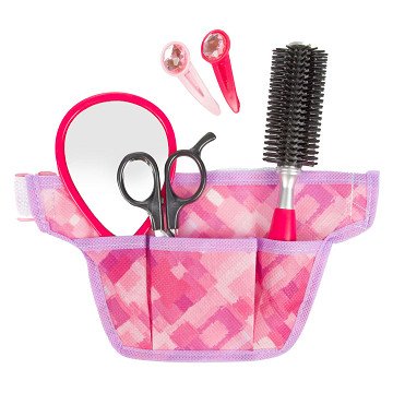 Glamour Shine Friseurset in Gürteltasche