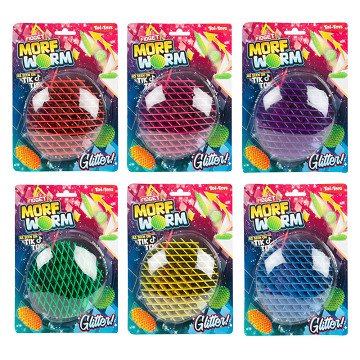Glitter Morph Worm Fidget