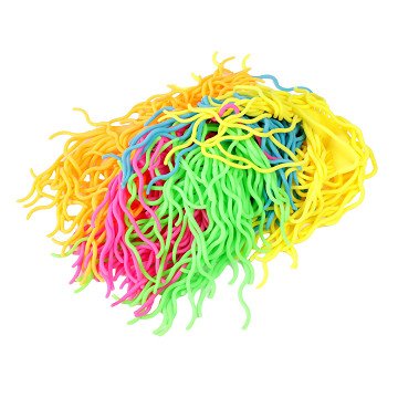 Fun Noodles Curly Super Rekbaar Fidget, 5st.