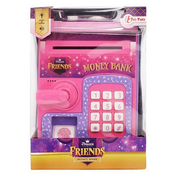 Princess Friends Money Box Safe with Light and Sound