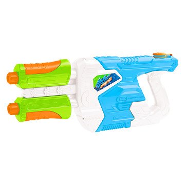 Splash Water Gun Aqua Shock X1000 - 1700ml tank - With pump - 2 Water jets - Water toys