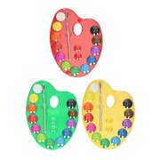 Malpalette 12 Farben und Pinsel