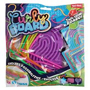 Lockenbrett-Figurenteller-Herz mit Schnüren, 13-tlg.