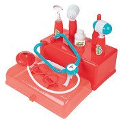 Doctor's Case Red with Accessories, 7 pcs.