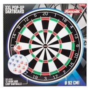 Adrenix Mega Dartboard mit Klettverschluss, 13 Stück