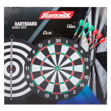 Adrenix Classic Dartboard with 6 Darts