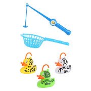 Play Out Fishing Game Catch the Duck with Rod and Net